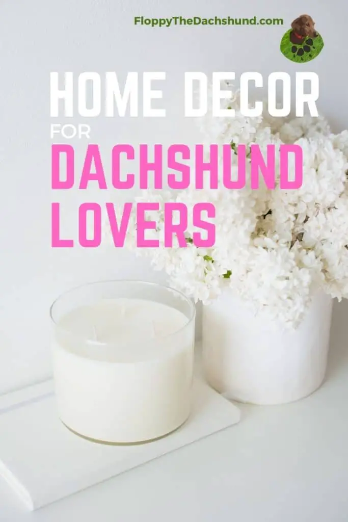 Home Decor For Dachshund Lovers